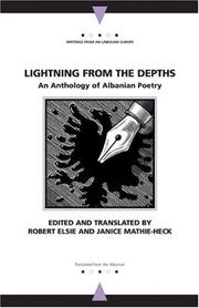 Cover of: Lightning from the Depths: An Anthology of Albanian Poetry (Writings from an Unbound Europe)