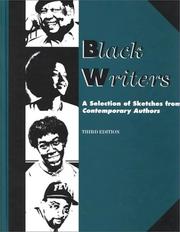 Cover of: Black Writers: A Selection of Sketches from Contemporary Authors (Black Writers)