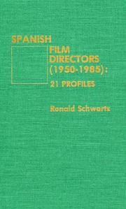 Cover of: Spanish Film Directors (1950-1985)