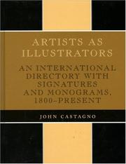 Cover of: Artists as illustrators: an international directory with signatures and monograms, 1800 -- the present