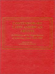 Cover of: Contemporary Latin American artists | 