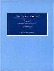 Cover of: Sing Them in English!