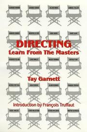 Cover of: Directing by edited by Anthony Slide ; foreword by Franc̜ois Truffaut.