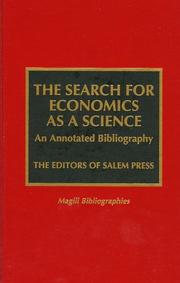 The Search for Economics as a Science by Lynn Turgeon