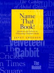 Cover of: Name that book! by Janet Greeson