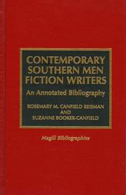 Cover of: Contemporary Southern men fiction writers by Rosemary M. Canfield Reisman