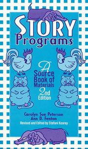 Cover of: Story programs: a source book of materials