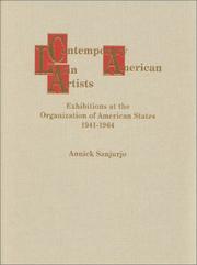 Cover of: Contemporary Latin American artists: exhibitions at the Organization of American States 1941-1964