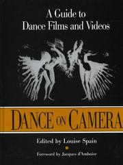 Cover of: Dance on camera | 