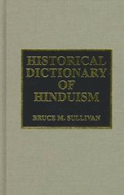 Cover of: Historical dictionary of Hinduism by Bruce M. Sullivan