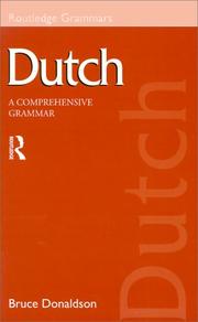 Cover of: Dutch by B. Donaldson