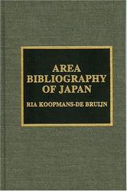Cover of: Area bibliography of Japan