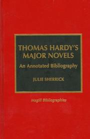Thomas Hardy's major novels by Julie Sherrick