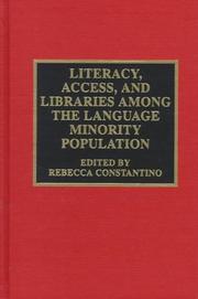 Cover of: Literacy, access, and libraries among the language minority population