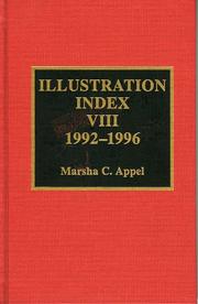 Cover of: Illustration index VIII, 1992-1996 by Marsha C. Appel