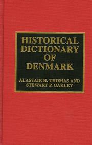 Cover of: Historical dictionary of Denmark