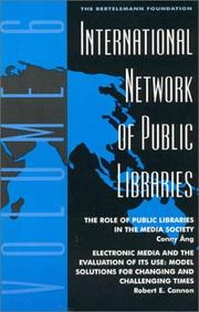 Cover of: International Network of Public Libraries: Volume 6