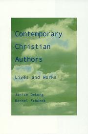 Contemporary Christian authors by Janice DeLong