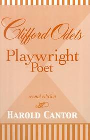 Cover of: Clifford Odets, playwright-poet by Harold Cantor