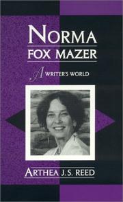 Cover of: Norma Fox Mazer: a writer's world