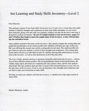 Cover of: Inventory: Level 2