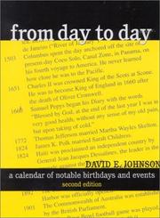 Cover of: From day to day: a calendar of notable birthdays and events