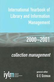 Cover of: International Yearbook of Library and Information Management 2000-1 | G.E. Gorman
