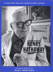 Cover of: Henry Hathaway by Henry Hathaway