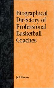 Cover of: A Biographical Directory of Professional Basketball Coaches (American Sports History Series)