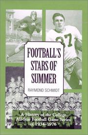 Cover of: Football's Stars of Summer: A History of the College All Star Football Game Series of 1934-1976 (American Sports History Series)