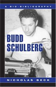 Budd Schulberg by Nicholas Beck