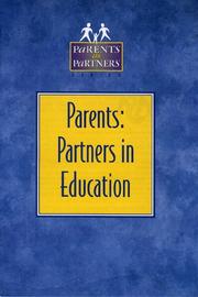 Cover of: Parents: Partners in Education Series