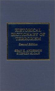 Cover of: Historical Dictionary of Terrorism by Anderson Sean K., Sean Anderson, Stephen Sloan