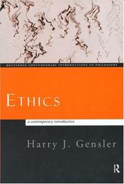 Cover of: Ethics: a contemporary introduction