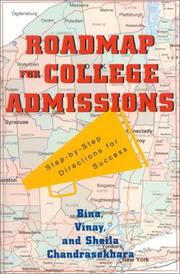 Cover of: Roadmap For College Admissions: Step-by-Step Directions for Success