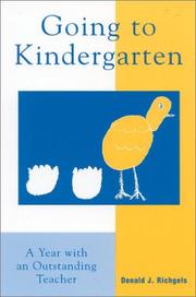 Going to Kindergarten by Donald J. Richgels