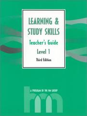 Cover of: Level I: Teacher's Guide: hm Learning & Study Skills Program