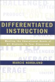 Cover of: Differentiated Instruction by Marcie Nordlund