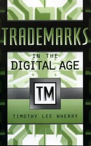 Cover of: Trademarks in the Digital Age
