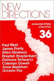 Cover of: New Directions in Prose and Poetry 36 (New Directions in Prose & Poetry) by James Laughlin