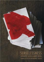Cover of: Senselessness by Horacio Castellanos Moya