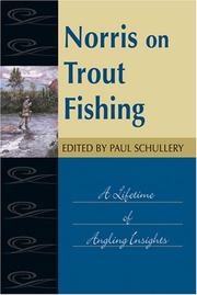 Cover of: Norris on Trout Fishing by Thaddeus Norris