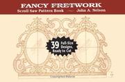 Cover of: Fancy Fretwork: 39 Full-Size Designs, Ready to Cut (Scroll Saw Pattern Book)