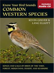 Cover of: Know Your Bird Sounds: Common Western Species (with audio CD)