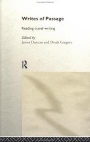 Cover of: Writes of Passage: Reading Travel Writing