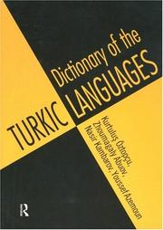 Cover of: Dictionary of Turkic Languages by Youssef Azemoun