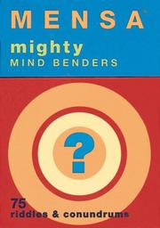 Cover of: Mensa Riddles & Condundrums