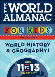 Cover of: The World Almanac for Kids Puzzler Deck: World History and Geography: Ages 11-13, Grades 6-7 (World Almanac)