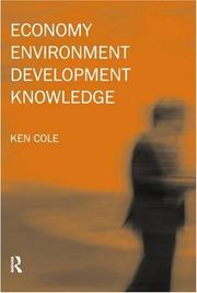 Cover of: Economy-Environment-Development-Knowledge