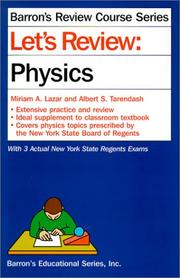 Cover of Barron's Regents Power Pack: Physics : Barron's Regents Exams and Answers by Miriam A. Lazar
